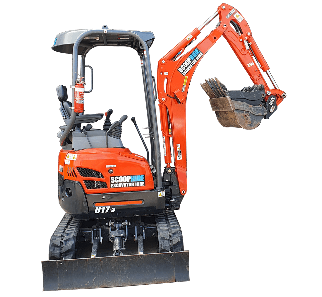 Kubota excavator hire