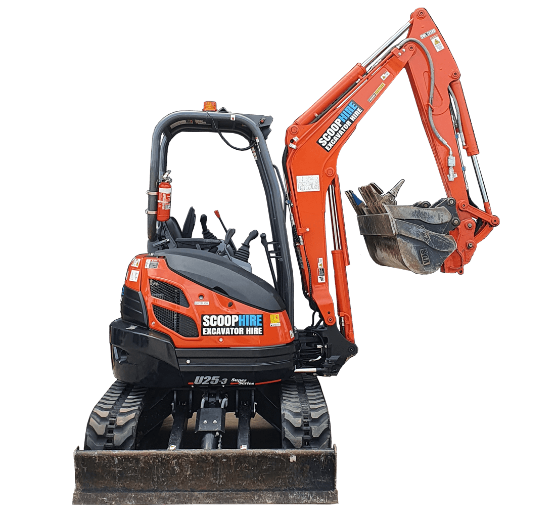 Kubota excavator hire